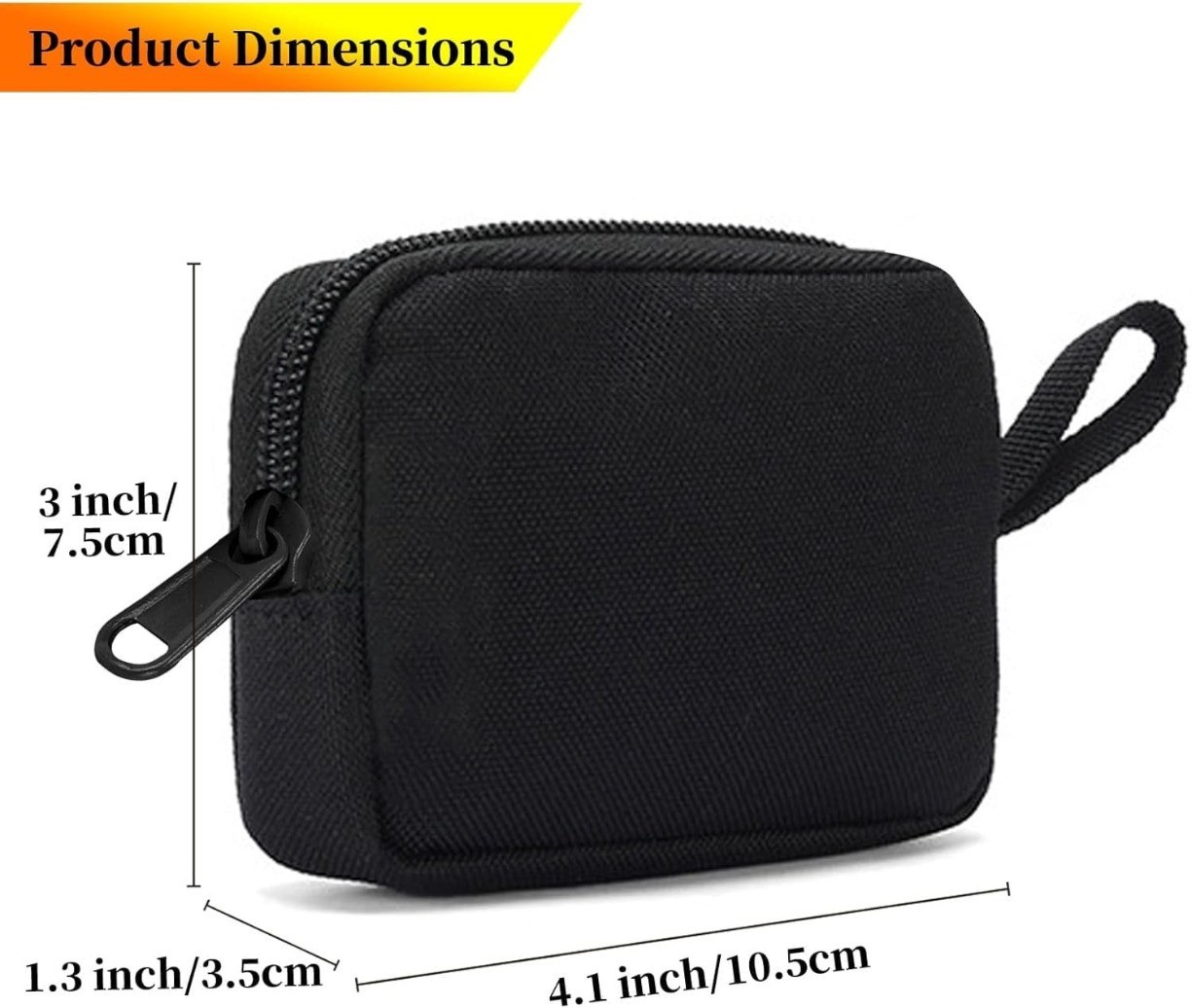 Tactical Waterproof EDC Pouch Organizer Coin Purse Credit Card Holder Waist Pack