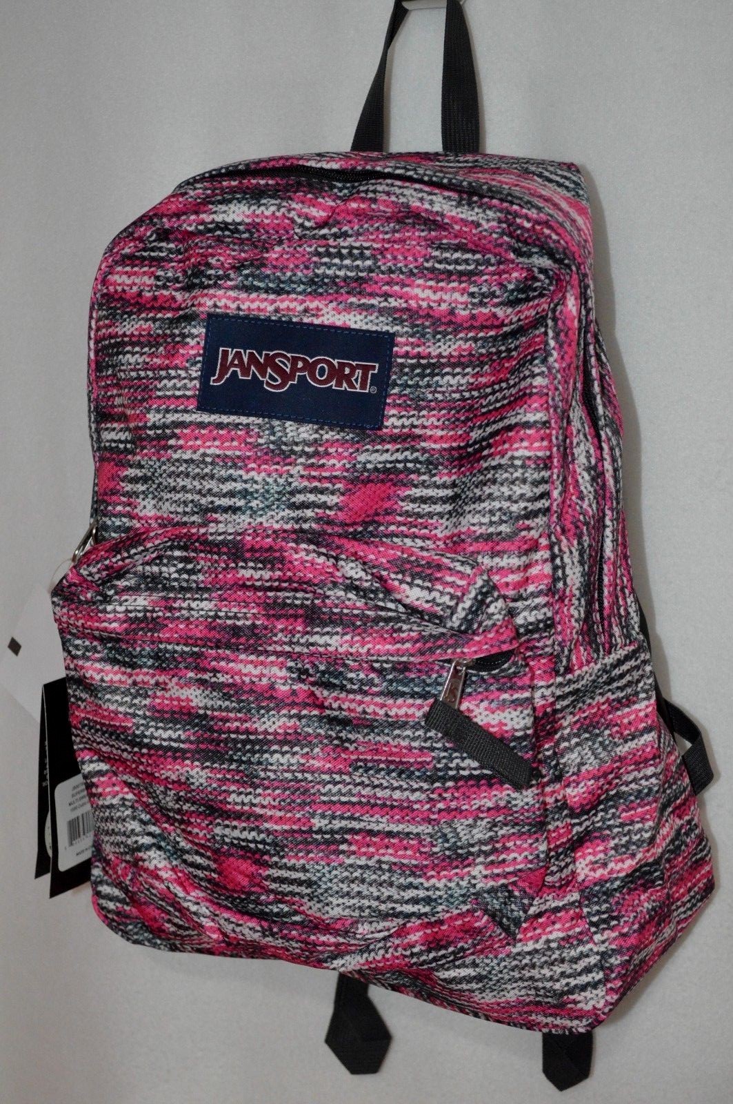 JanSport SuperBreak Multicolor Sweater Knit Unisex BackPack – JS00T5010JV