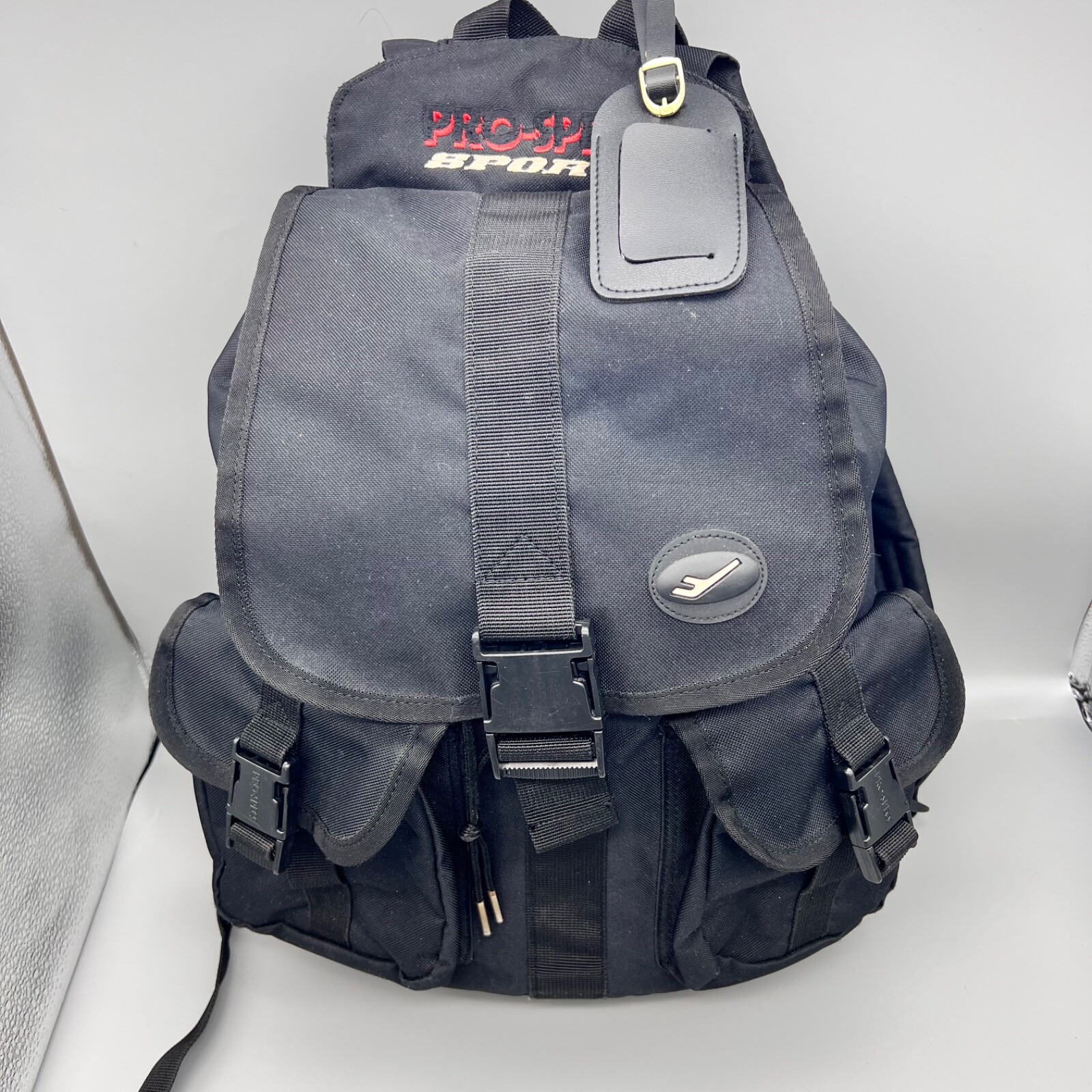 Pro-Specs Sport Mens Drawstring Backpack Mens Luggage Tag Easy Access Pocket Bag