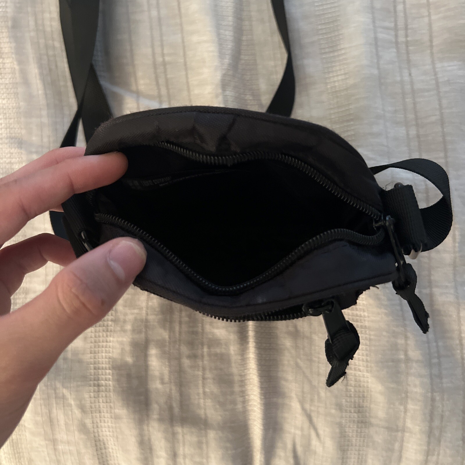 Men’s Urban Outfitters Crossbody Bag (Black) Nylon Material