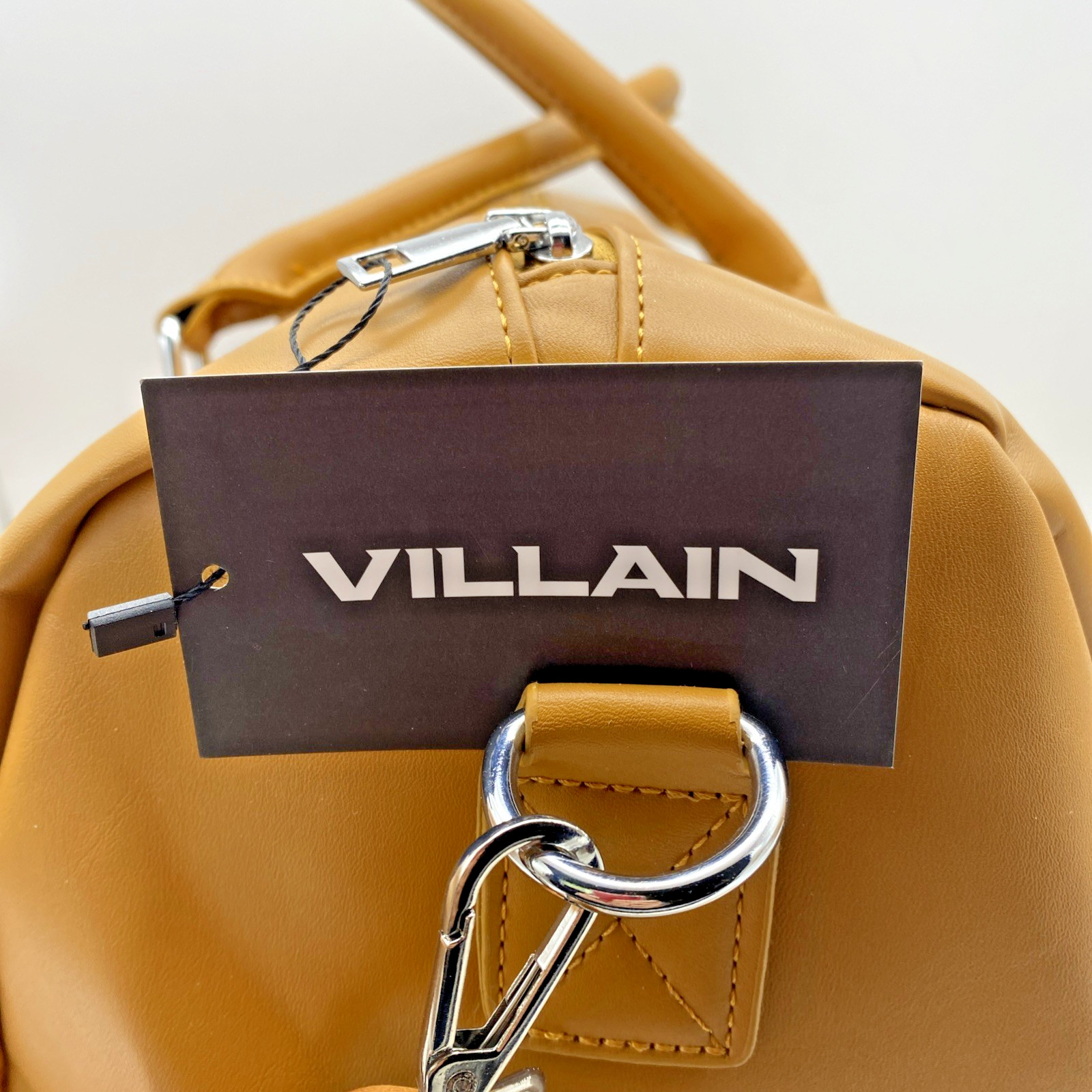 Villain Unisex Adult Vegan Leather 22L Golf Duffel Bag NC3 Brown One Size