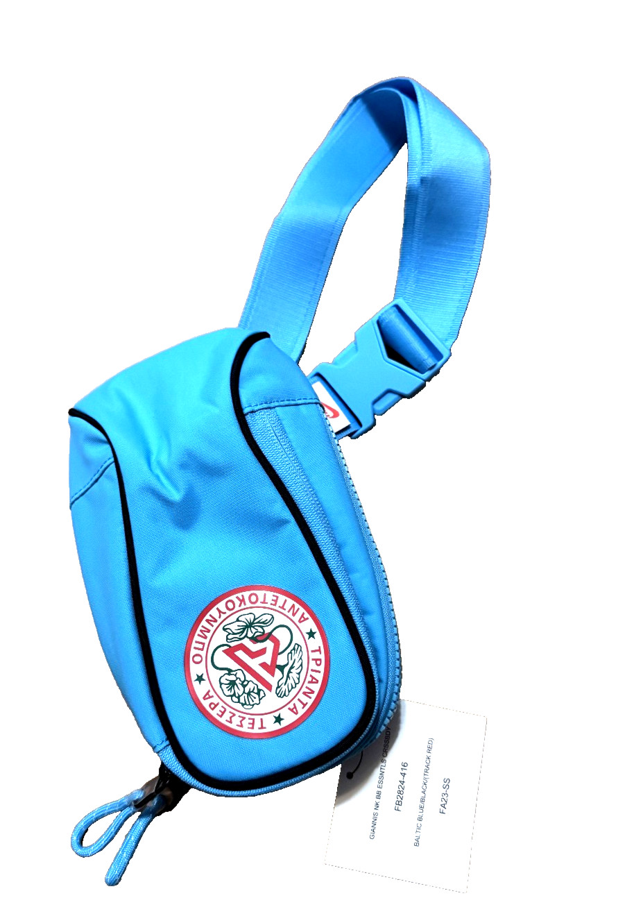 Nike x Giannis Essentials Crossbody Bag Unisex Casual Pack Blue NWT FB2824 416