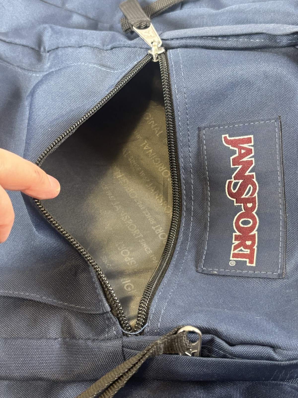 JanSport Big Student Large Backpack Style Navy Blue JS0A47JK