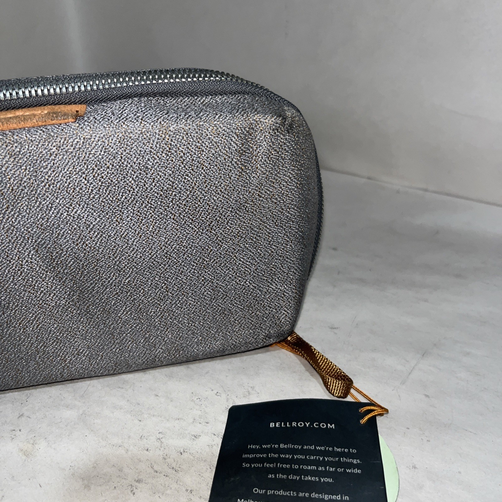 Bellroy Gray Tech Kit With Defects