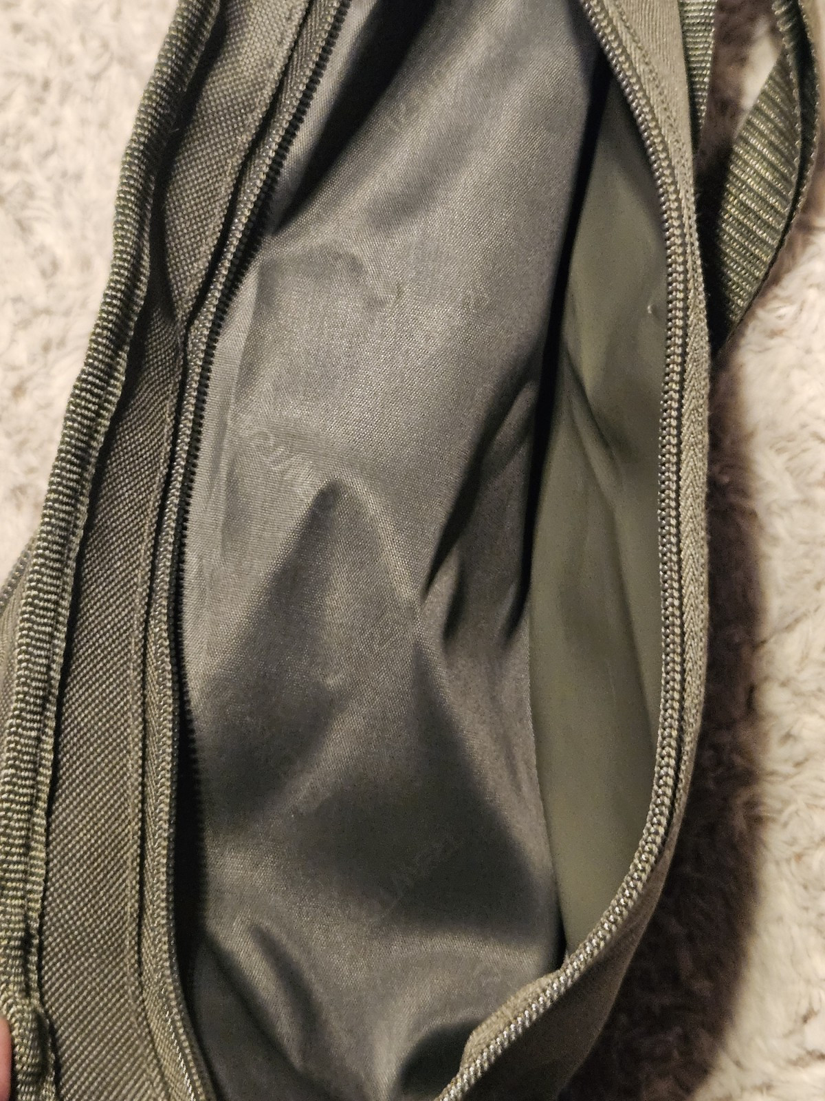 East West USA Tactical Utility Fanny Pack Green Camping Outdoor EUC