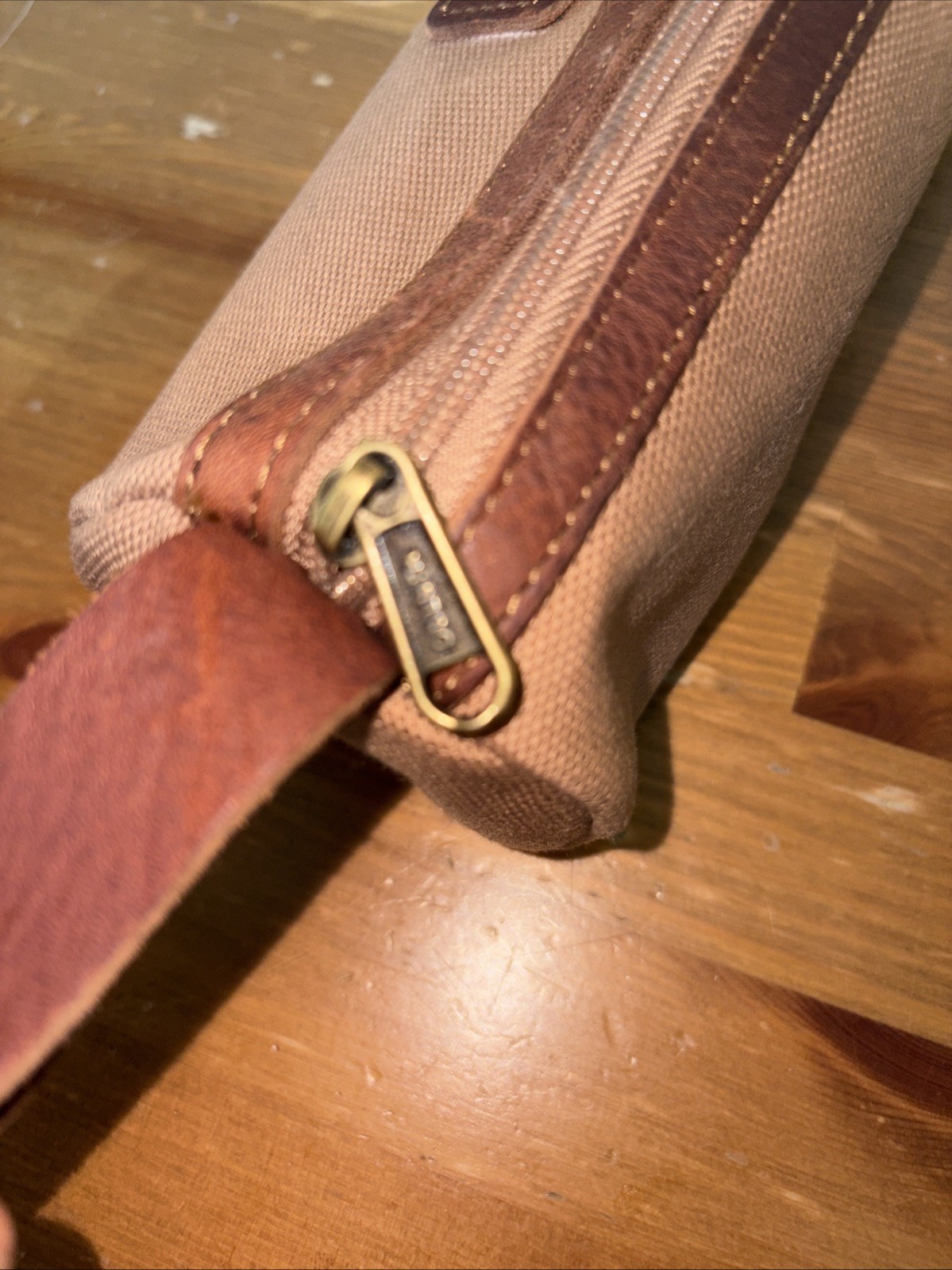 Duluth Trading Co. Fire Hose Travel Toiletry Dopp Kit Bag Business Utility Brown