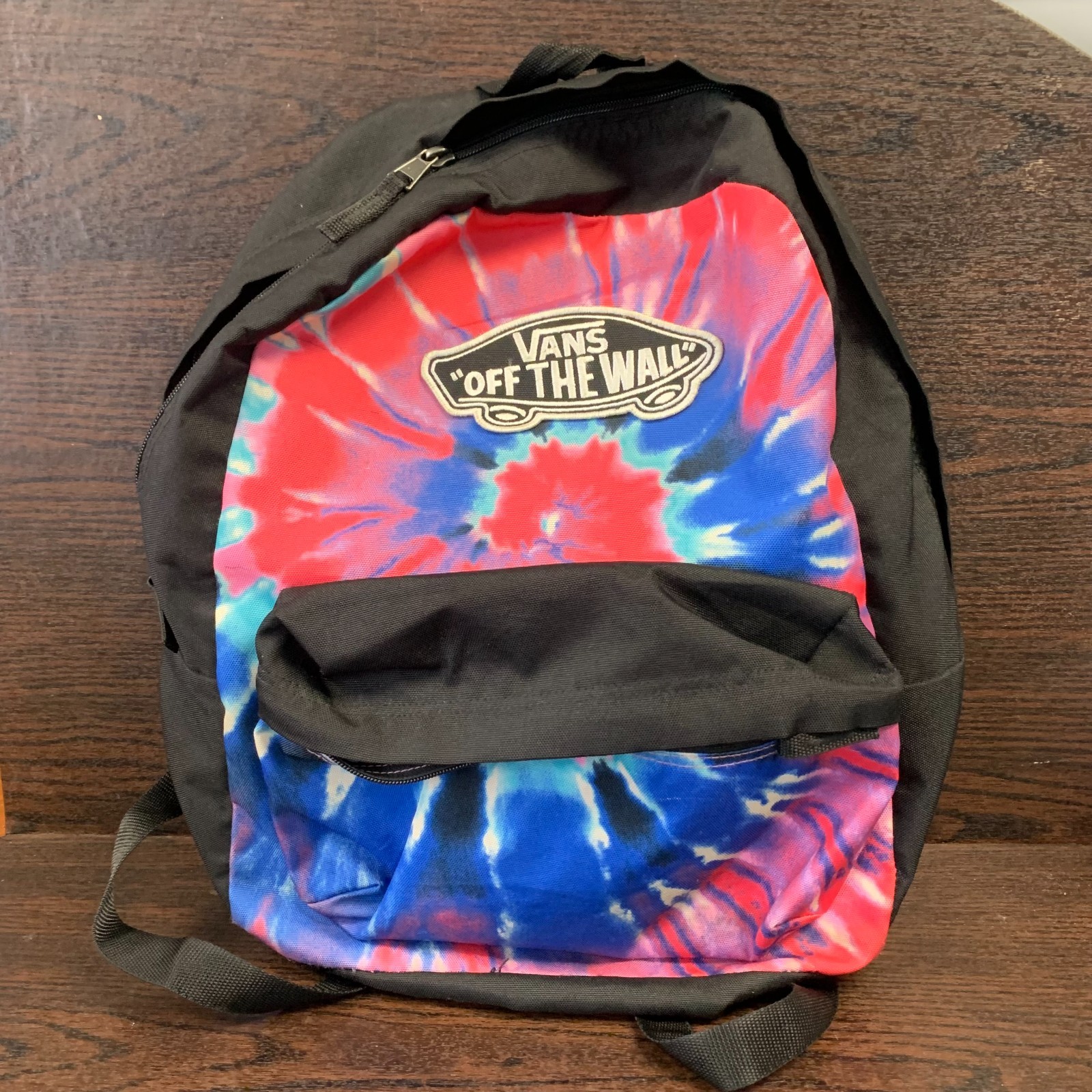 Vans “Off The Wall Adults/Teens School Backpack Multicolor Tie-Dye Laptop Sleeve