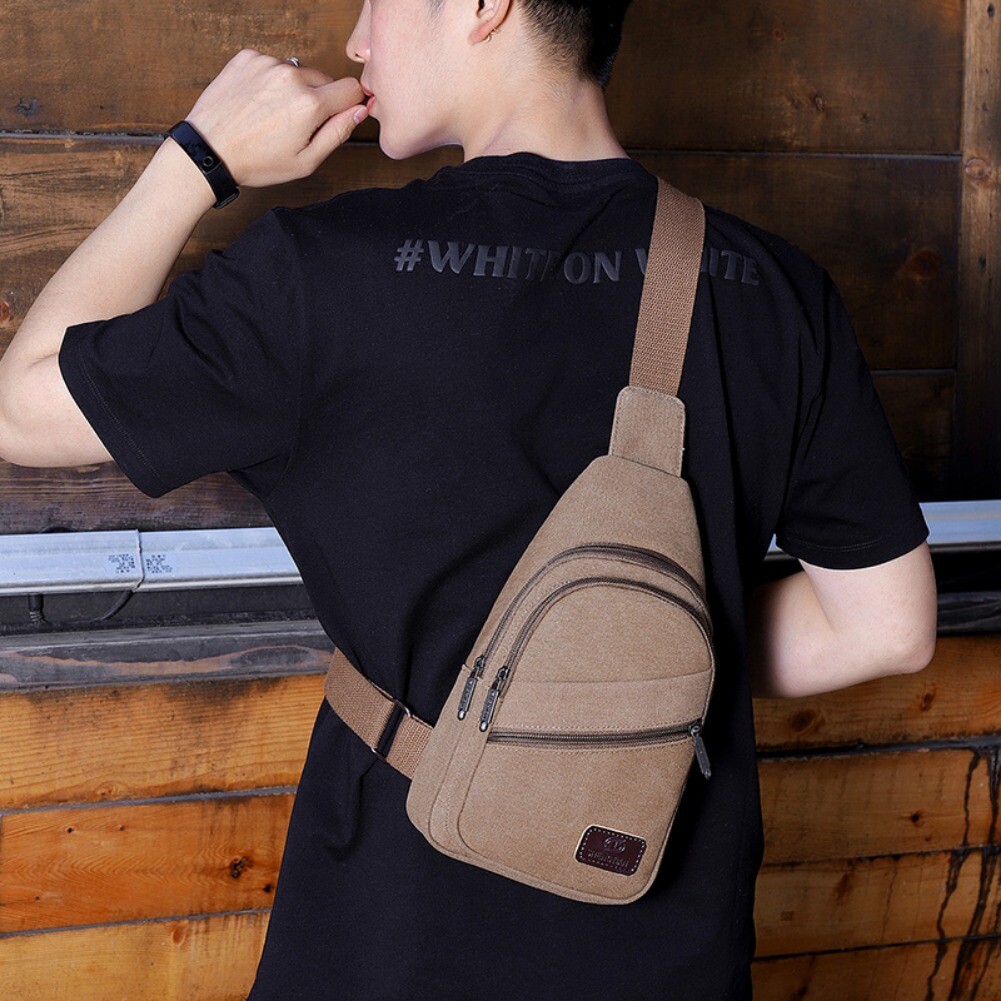 Sling Bag Crossbody Backpack Shoulder Chest Bag Men Travel Hiking Casual Daypack