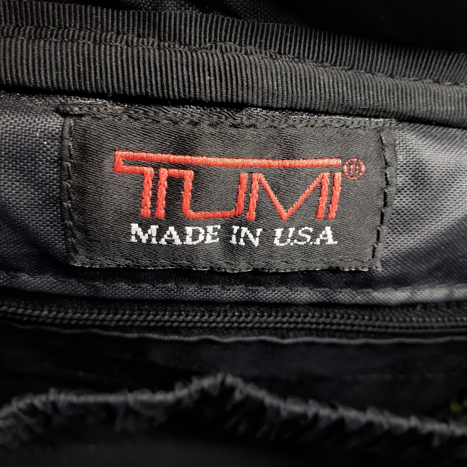 TUMI Alpha Sport Duffle Bag 15” Weekender Carry-On Travel Ballistic Canvas Black