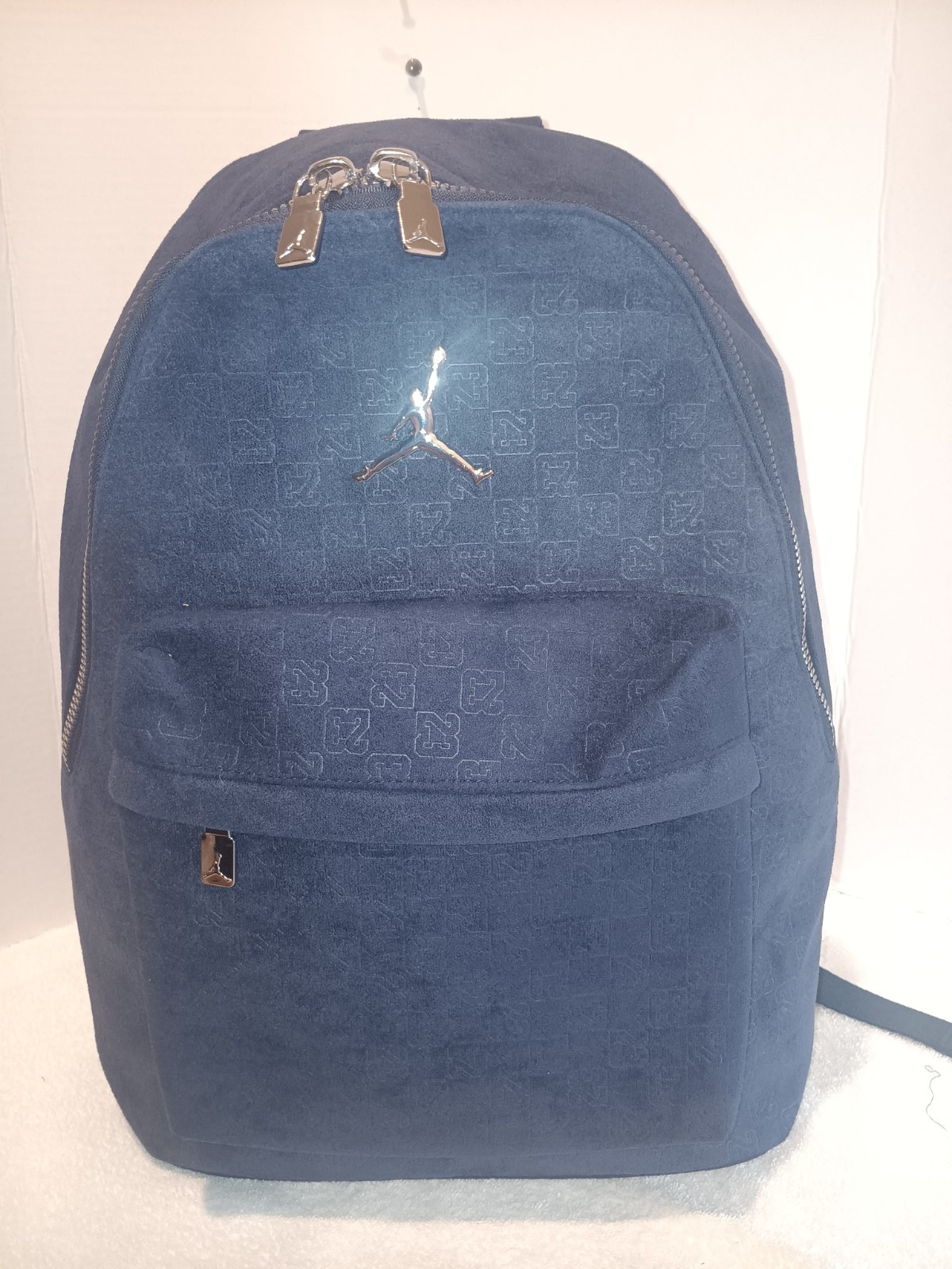 New Authentic Jordan Monogram Jumpman Suede Backpack Midnight-Navy