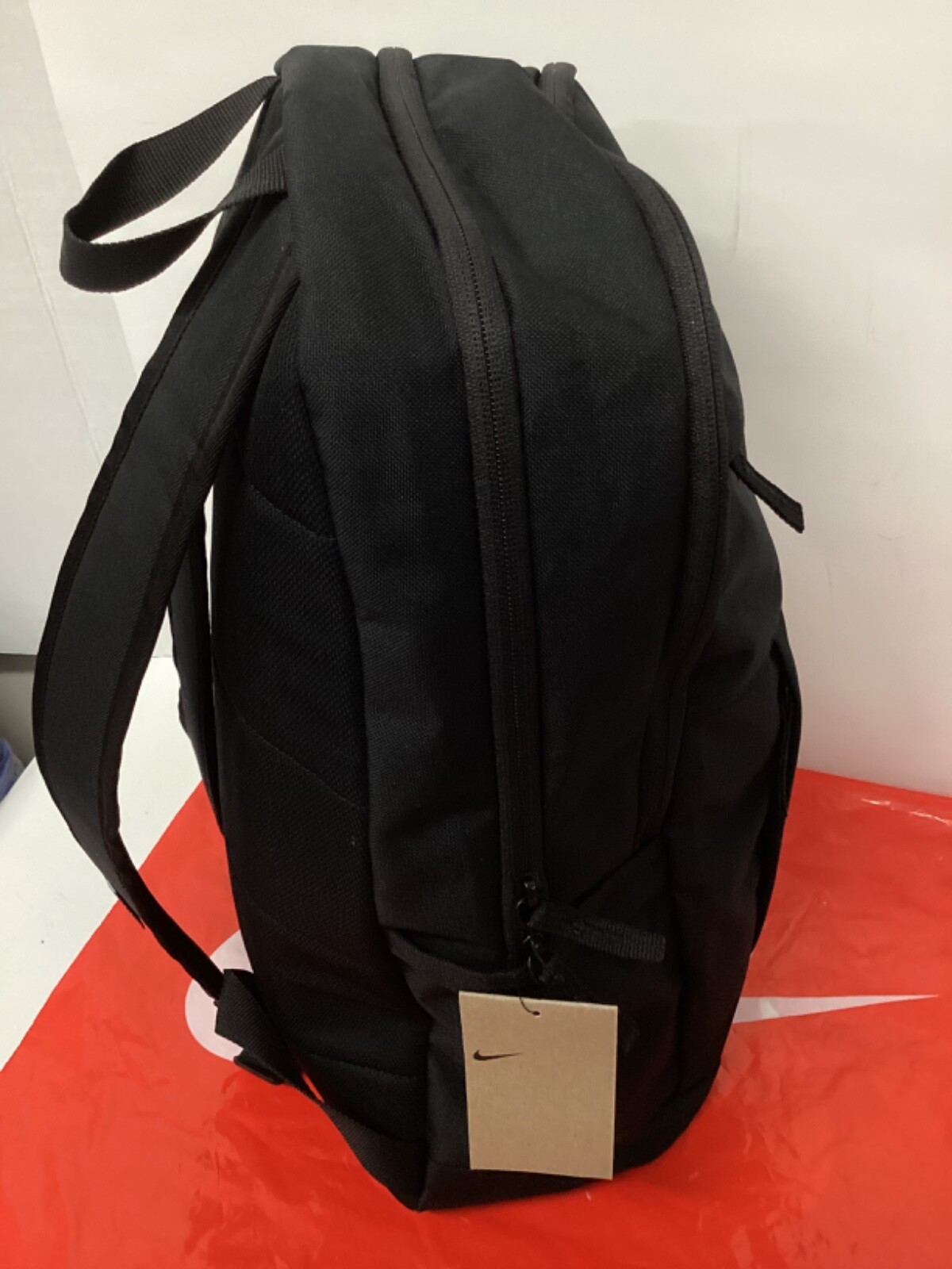 Nike Elemental Backpack School Book Bag #DD0559-010 Black/White NWT