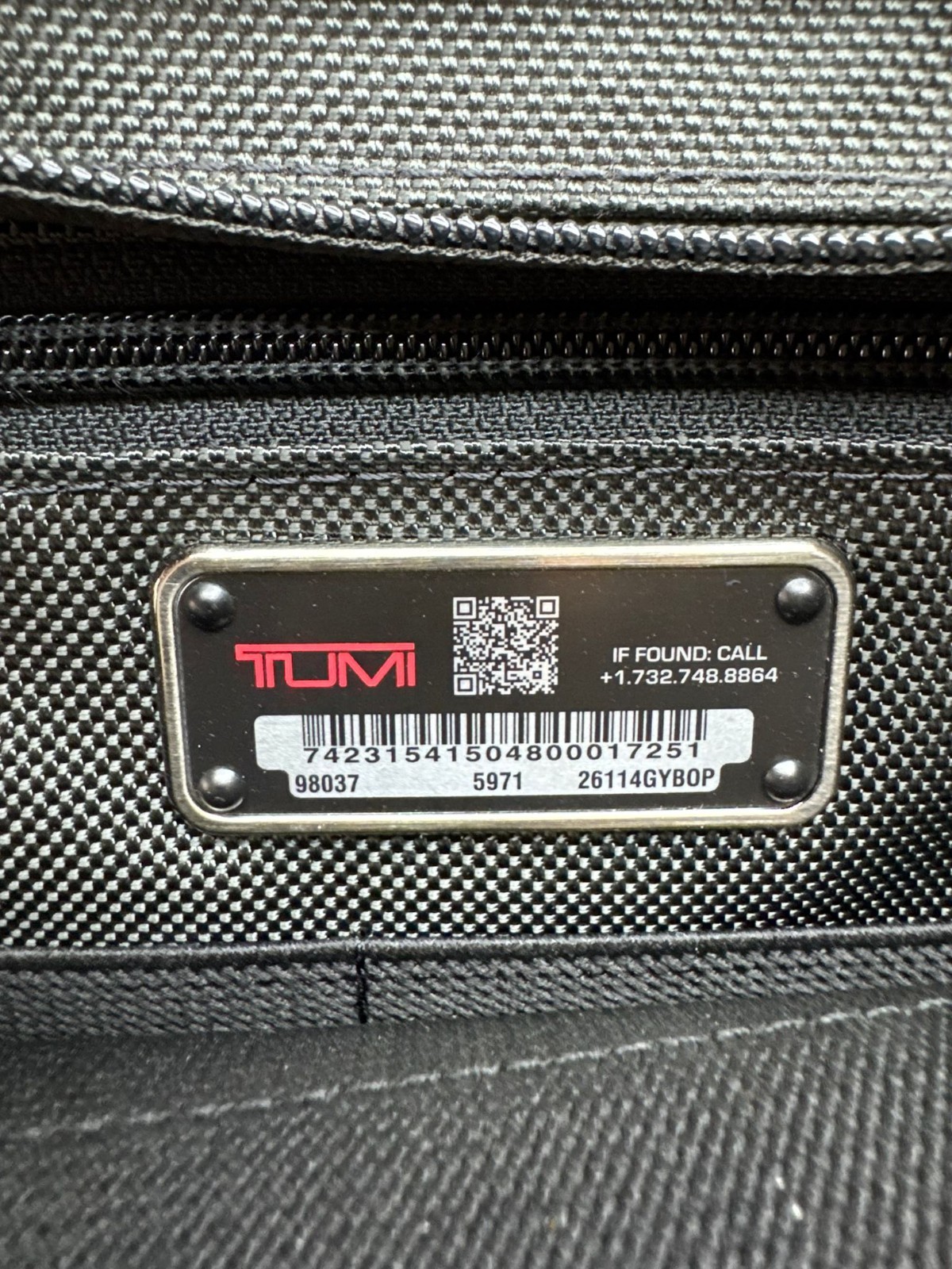 NWD Tumi Compact Large Screen Laptop Brief Bag Black 13.5″ x 17.5″ x 3.5″ $350
