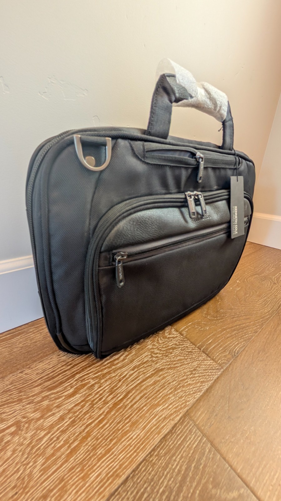 Kenneth Cole Reaction R-Tech “Long Way To Go” Slim Double Gusset Laptop Briefcas