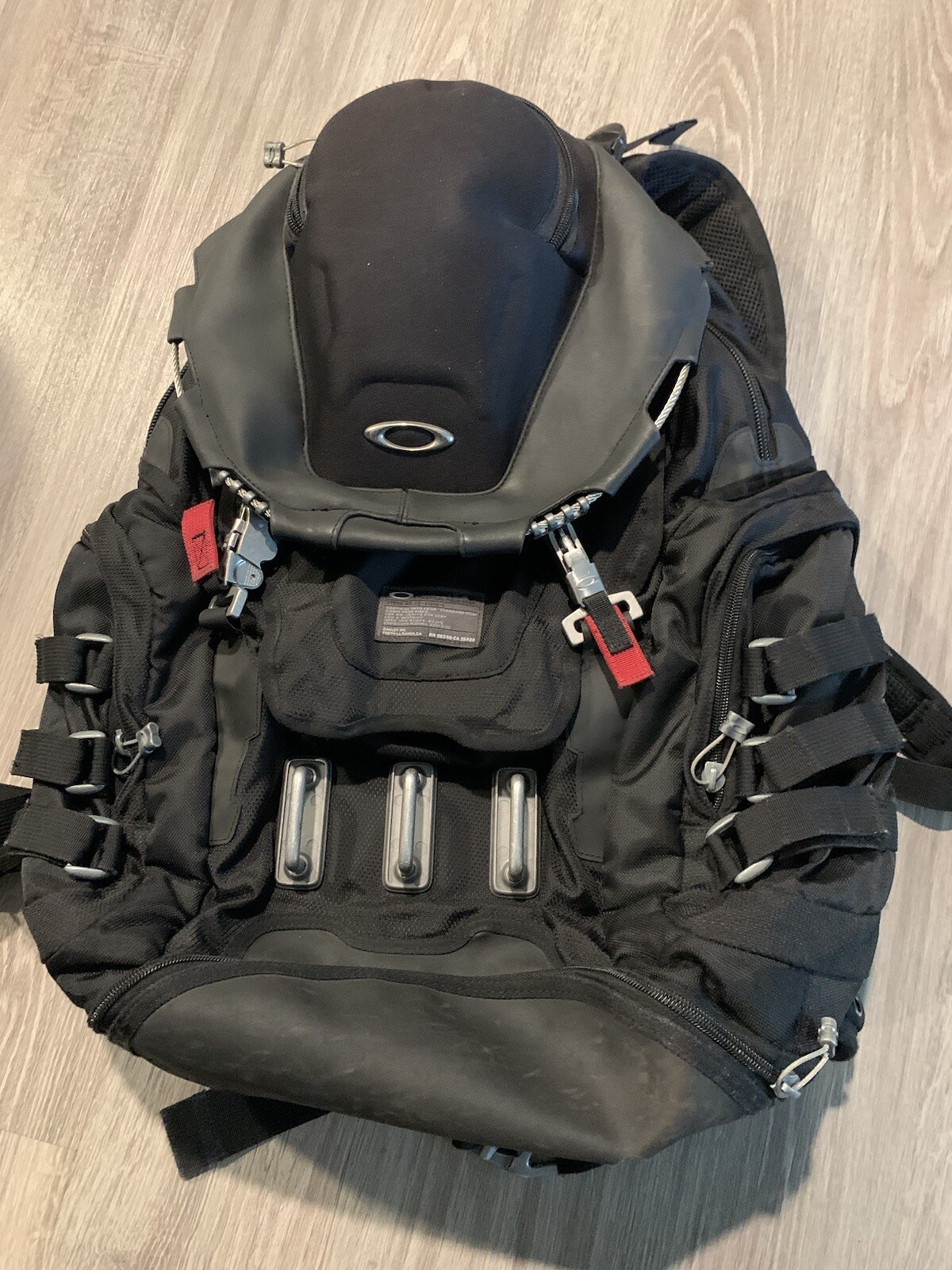 Oakley Backpack Stealth Black Tactical Field Gear Pack Bug Out Bag Used RARE $$