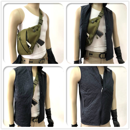 Outdoor Sling Chest Bag Tactical Anti-Theft Conceal Carry Crossbody Bag for Men