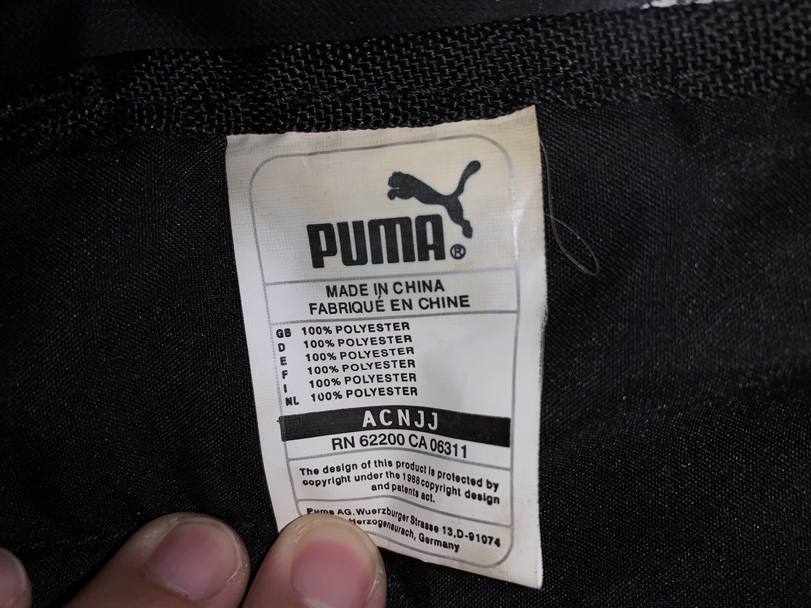 Puma Dash Small Black Backpack Straps 13 x 10 x 5 Black with Gray
