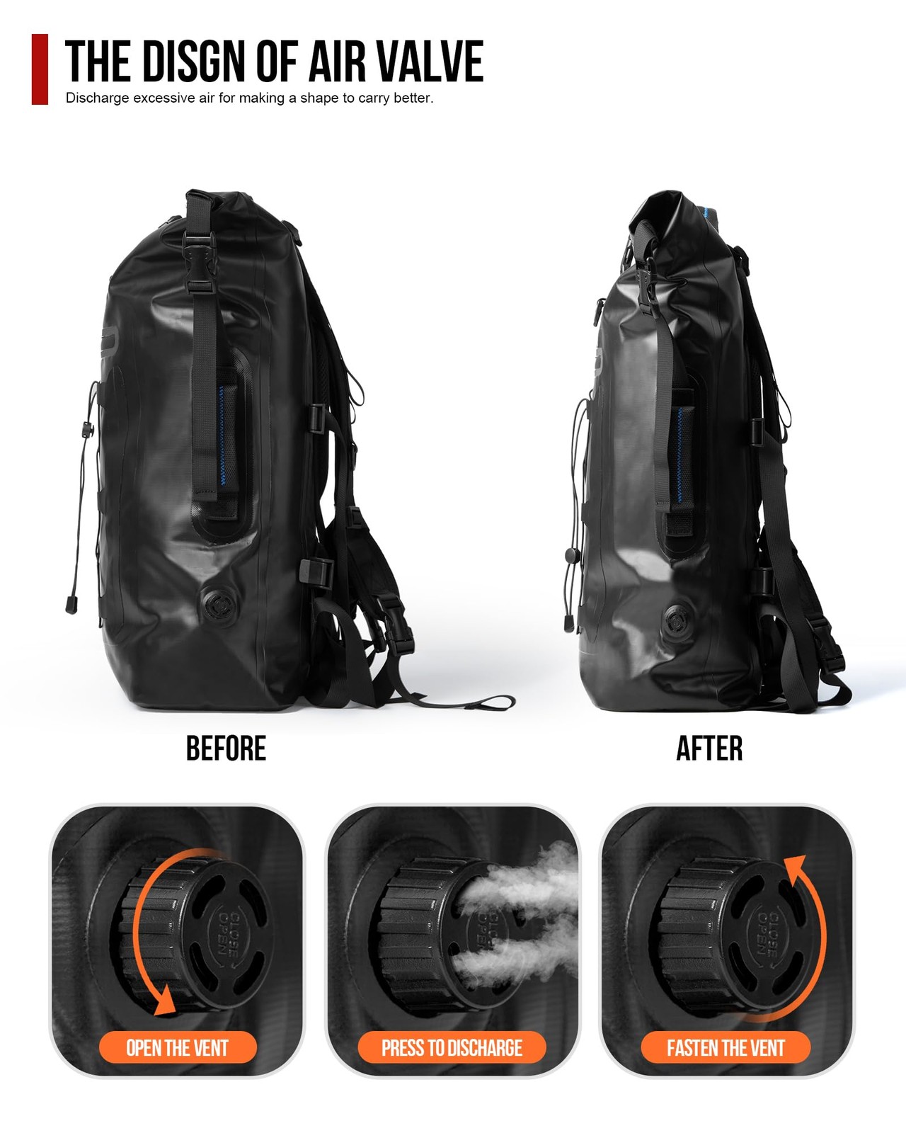 Motorcycle Sissy Bar Bag Waterproof Motorcycle Backpack Tail Bag Travel Saddl…