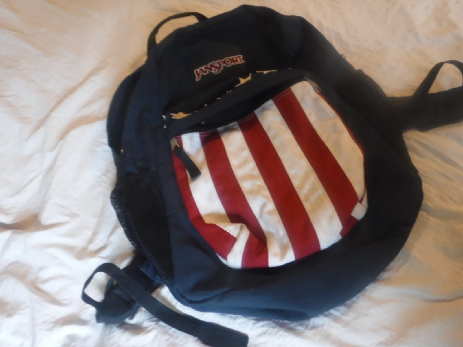 Jansport american Front Pocket Backpack Pre Owned Forth Of July