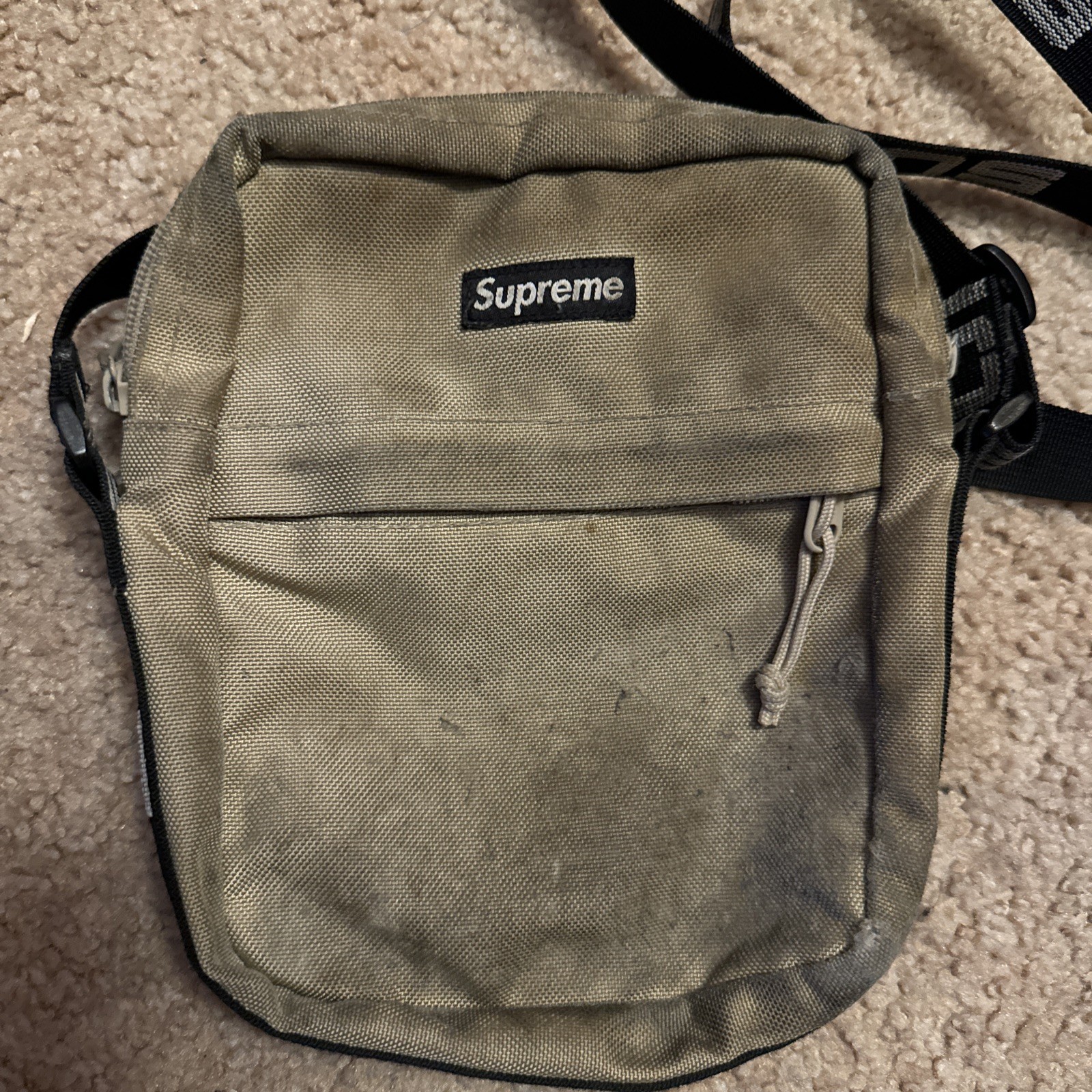 Supreme Shoulder Bag (SS18) Streetwear Black Cordura Brand Fabric