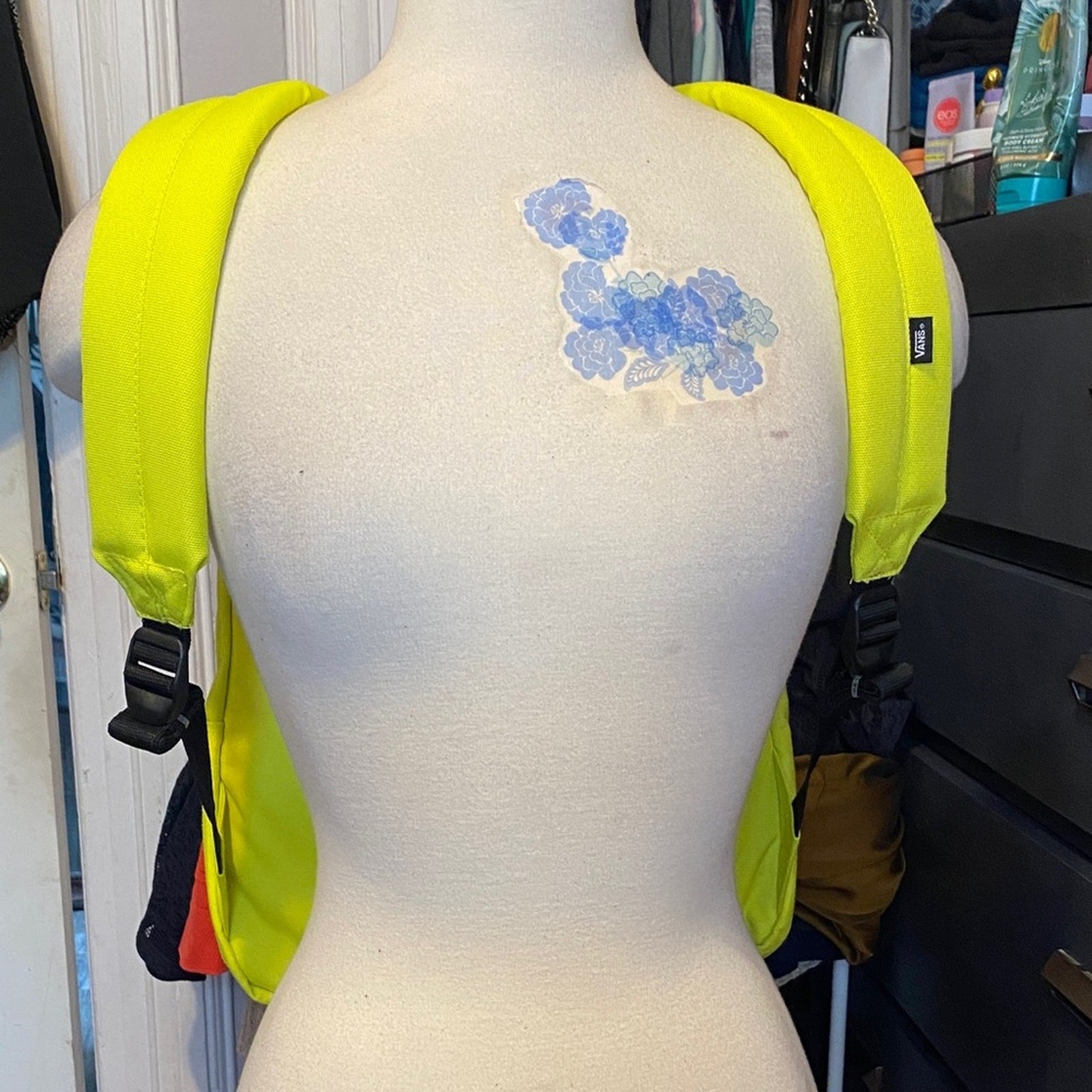 NWT, Vans OLD SKOOL III B Bright Yellow/Neon Green Backpack