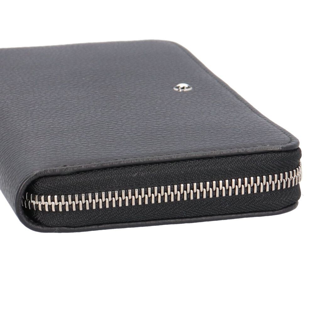 MONTBLANC Meisterstuck Long Wallet 8CC MB114470 Leather 19 5cm 10 5cm 220g
