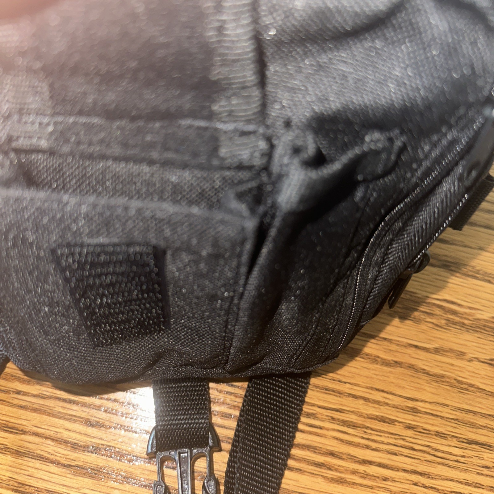 Duluth Trading Co. Canvas CrossBody Travel Style Shoulder/Waist Bag Blk NWOT!!