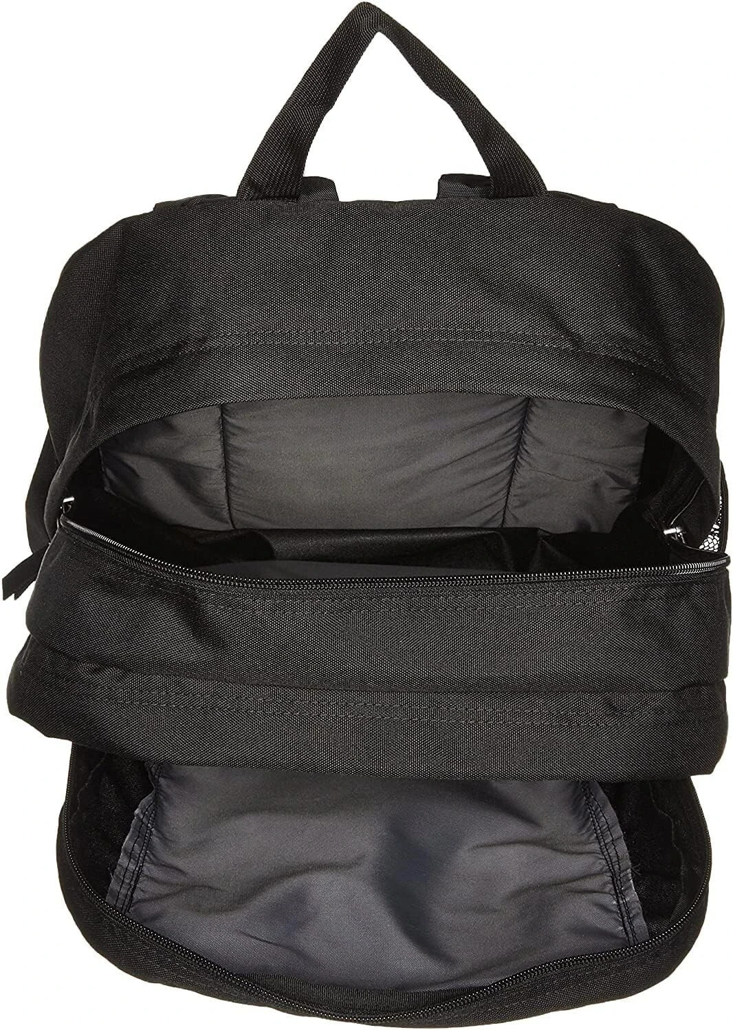 JanSport Big Student Backpack Ergonomic Shoulder Straps 5-Compartments, Black