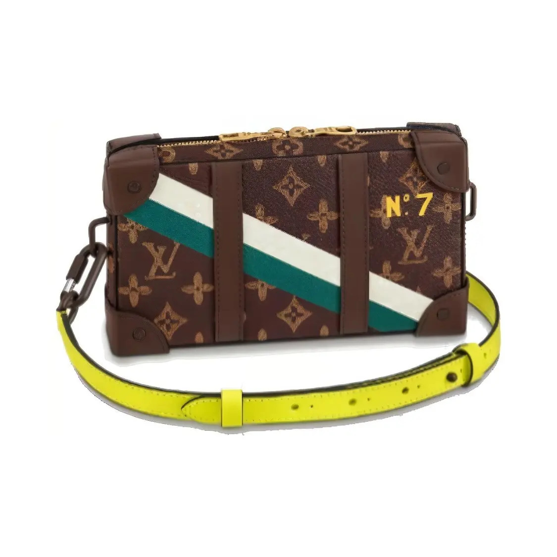 LOUIS VUITTON SOFT TRUNK Box Bag Shoulder Crossbody Wallet Men’s 8.8x2x5.5 in