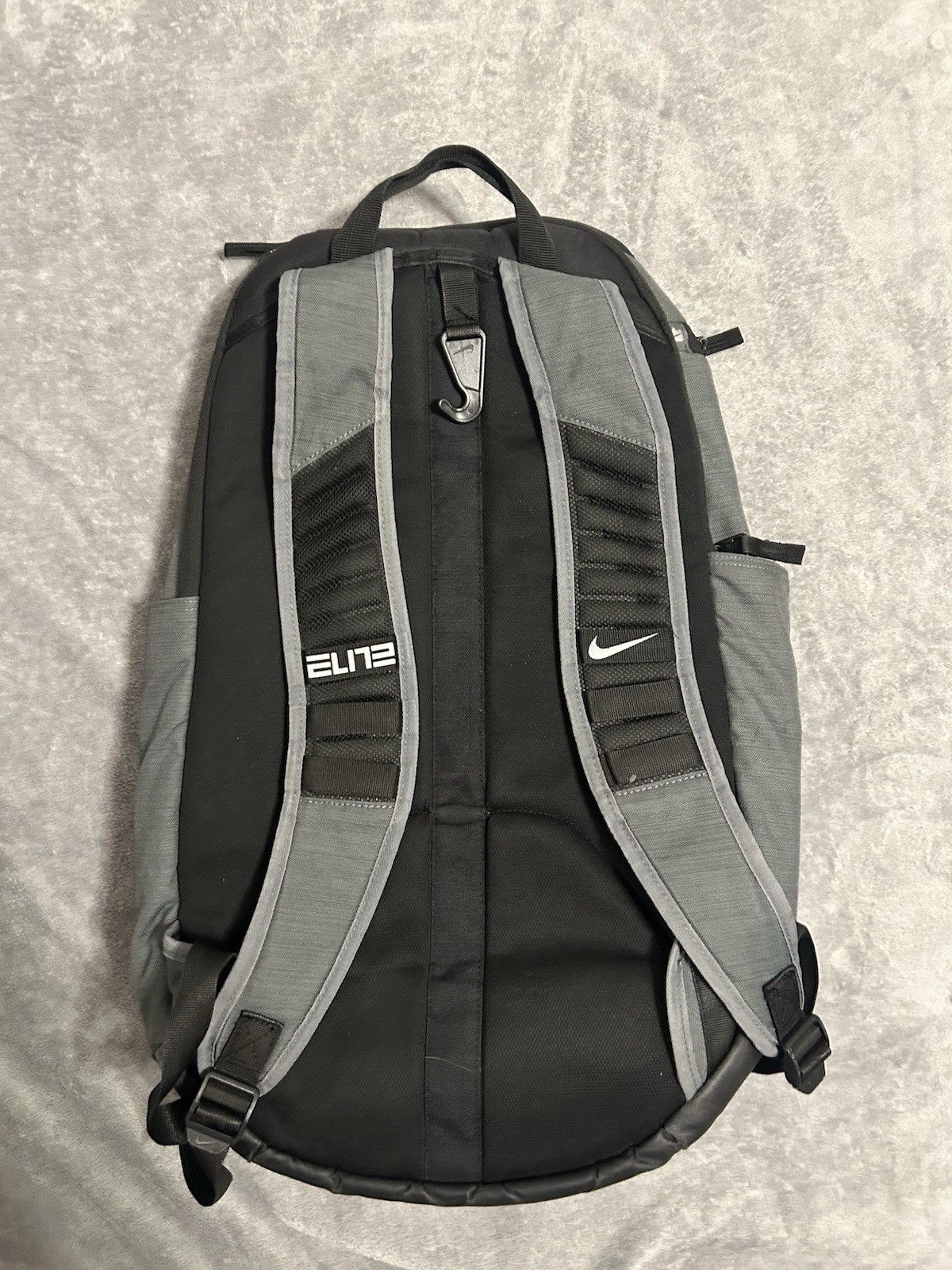 Nike Hoops Elite Pro Basketball Backpack in the Dark Grey Cool Grey colorway
