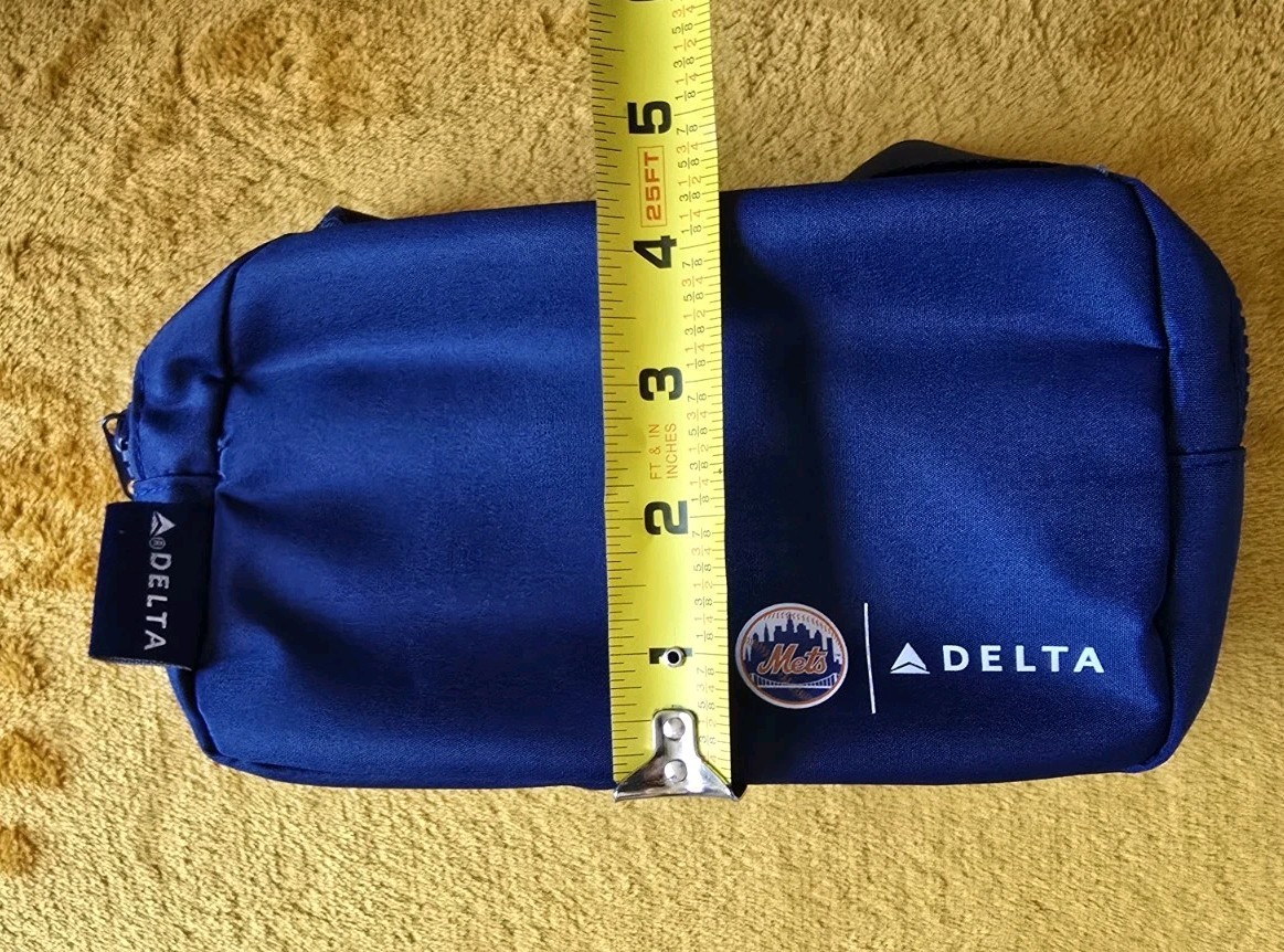 New York METS Delta Fanny Pack Blue Waist Bag (New)