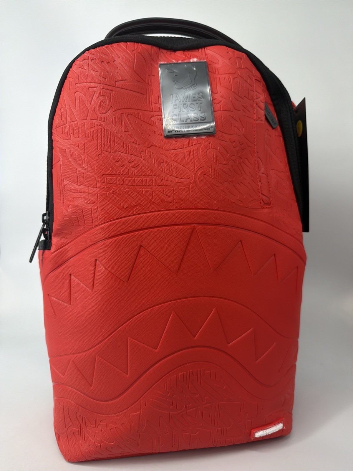 sprayground backpack James First Class Color Red B8989 $120 Vegan Leather