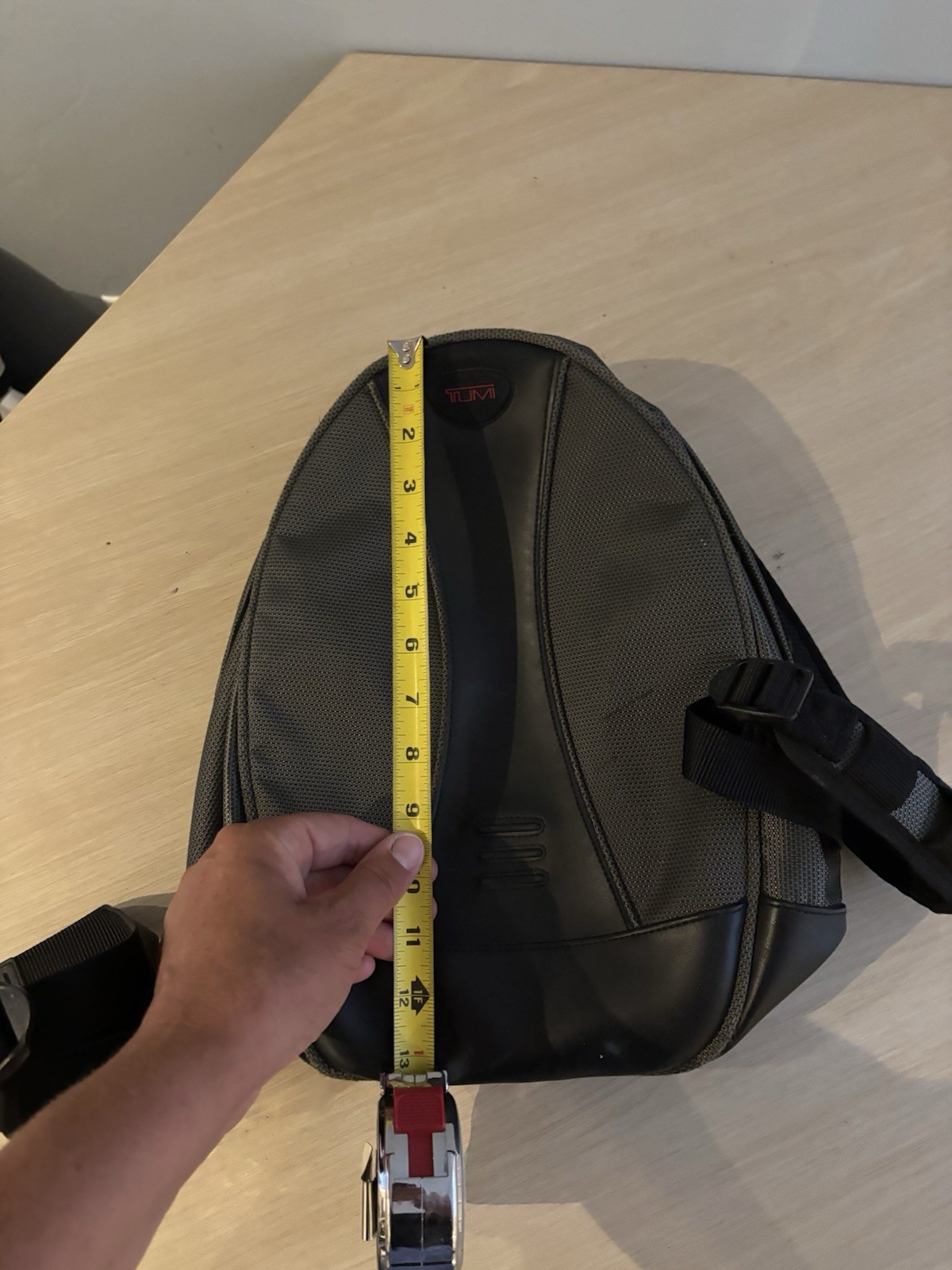 Vintage Black Tumi T2 Backpack Travel Daypack