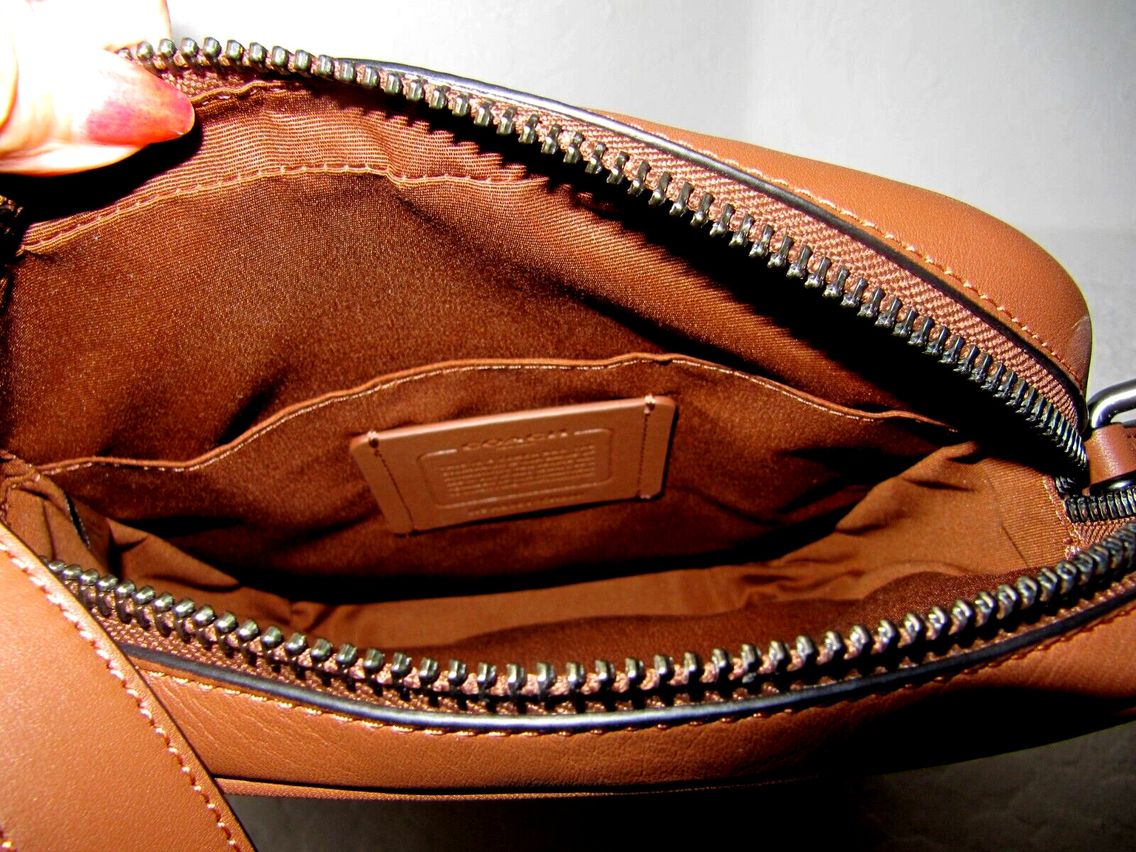 Coach Men’s CH200 Hudson Crossbody Bag 21 Signature Canvas Leather Trompe Print