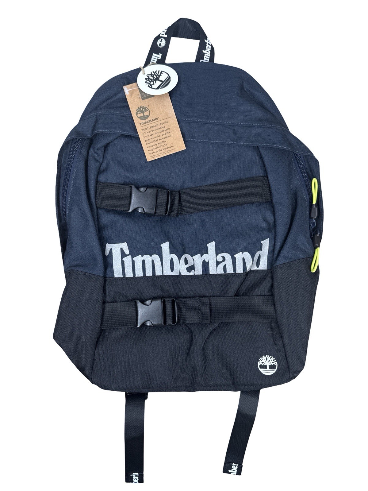 Timberland Sport Leisure Backpack Blue & Navy Convertible Daypack – NWT