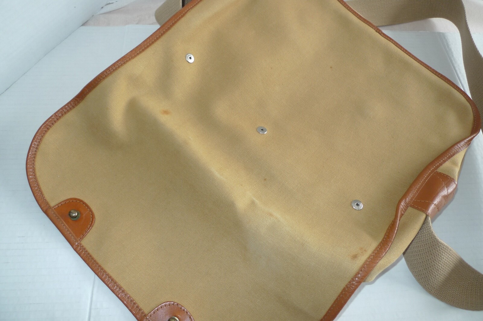 LIDDESDALE – COTTON CANVAS BAG & LINER- MEDIUM SIZE-TARAS STYLE-MADE @ SCOTLAND