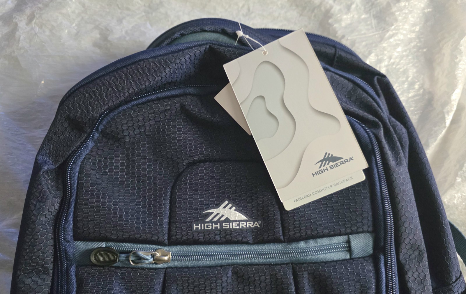 $85💥High Sierra Fairlead Travel Bag, Navy/Graphite Blue Backpack. New/Tag NICE