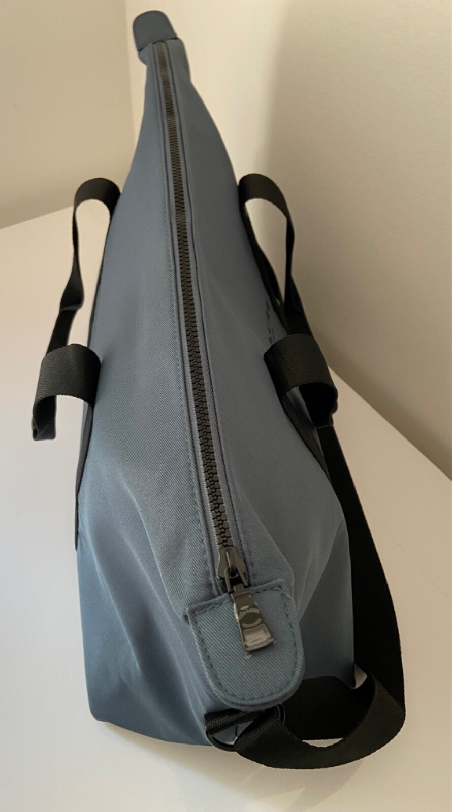 Coach Fragrance Duffle slate blue Weekender Carry-on Gym Shoulder / Hand Bag New
