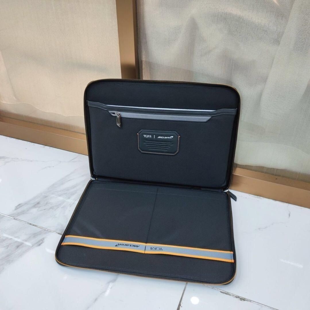 TUMI×MCLAREN Circuit Portfolio Black Bag in bag Business Outlet Products