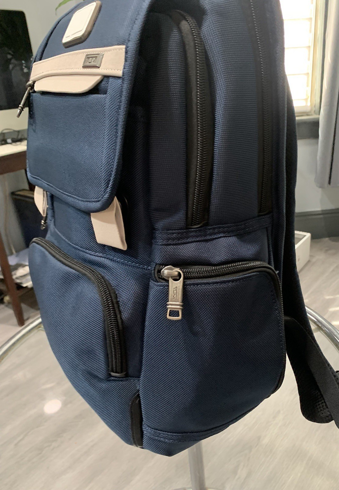 Tumi Alpha Bravo Navy Top Lid Flap Backpack