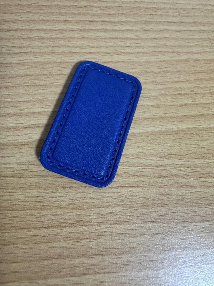 TUMI for ANA Collaboration Leather Patch Name Patch 5x3cm Blue