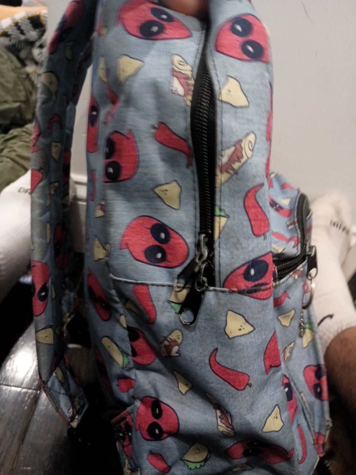Deadpool Taco X Fajita Backpack In Light Blue