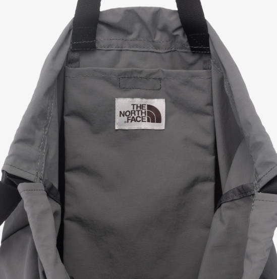 The North Face White Label Linen Mesh Gym Bag Gray