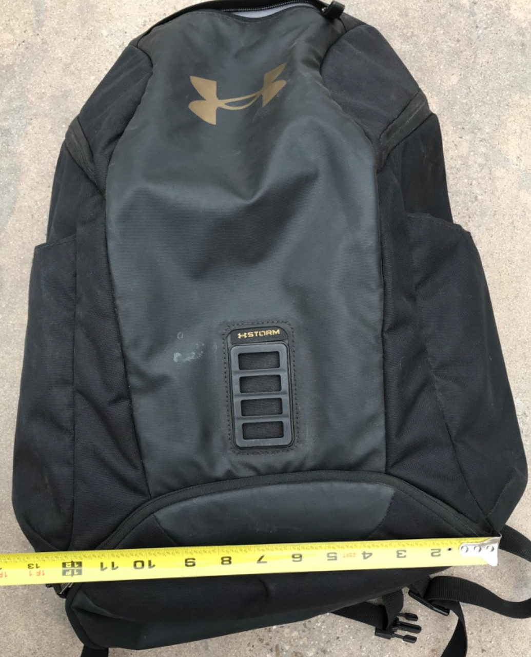Under Armour Storm Backpack Men’s Black Gym Bag Backpack Shoe Compartment Soccer