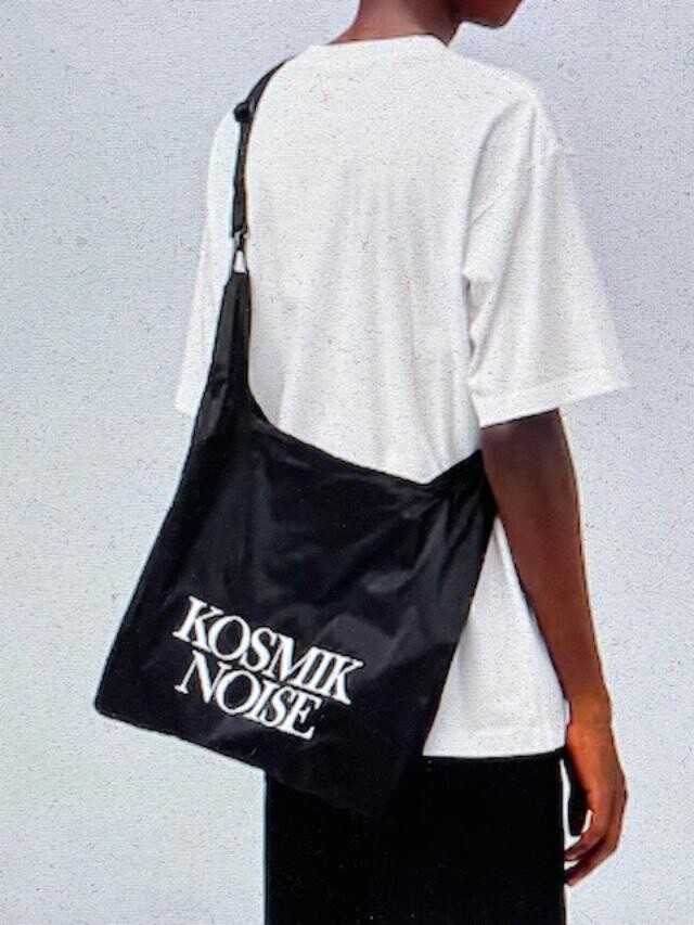 GU X Undercover “Kosmik Noise” Ripstop Packable Tote Bag Black LIMITED EDITION