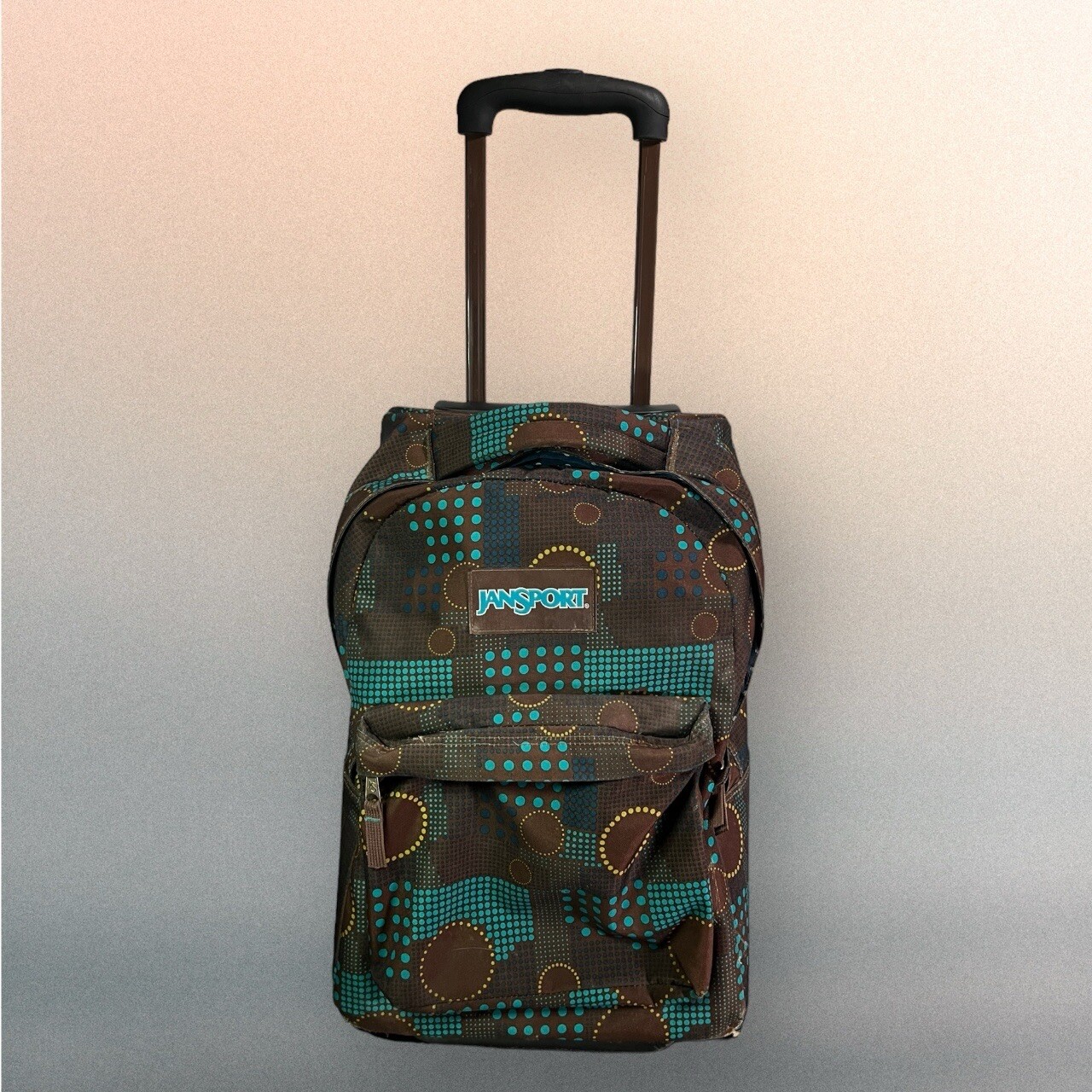 JanSport Rolling Wheeled Backpack Carry On, Travel Bag/Multicolored (Pre-owned)
