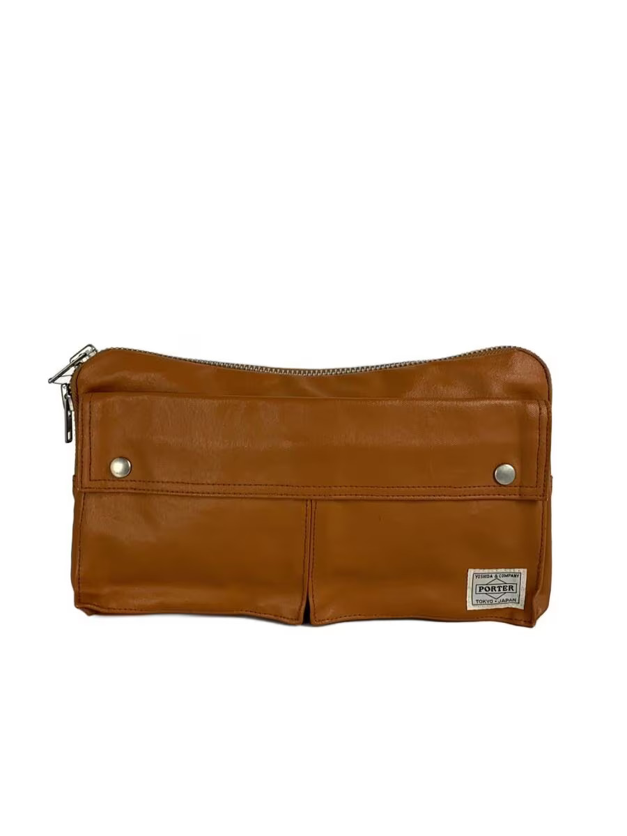 PORTER FREE STYLE Shoulder Bag Camel Solid 707 08211