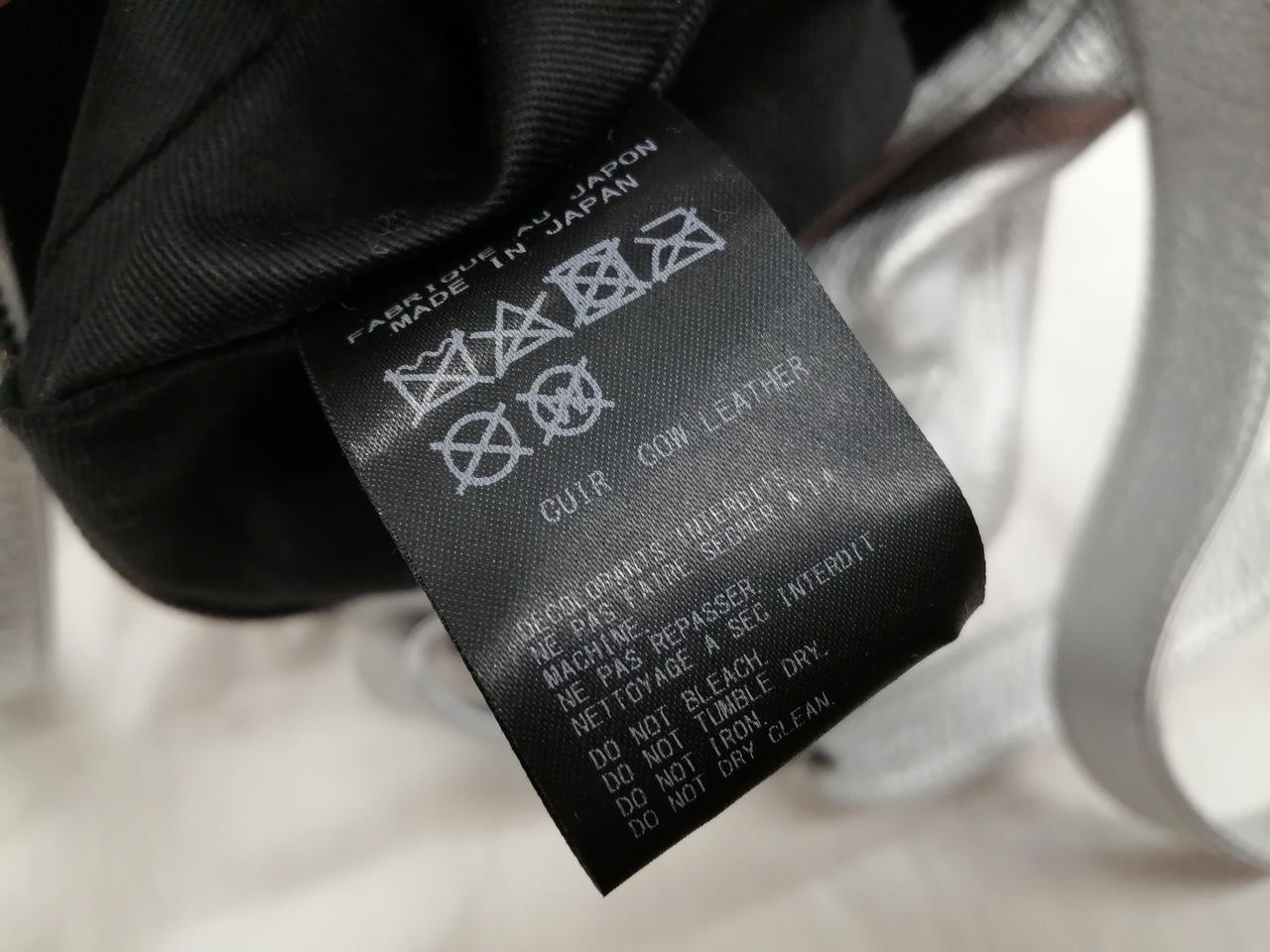 Y Backpack Model Number SLV DISCORD YOHJI YAMAMOTO