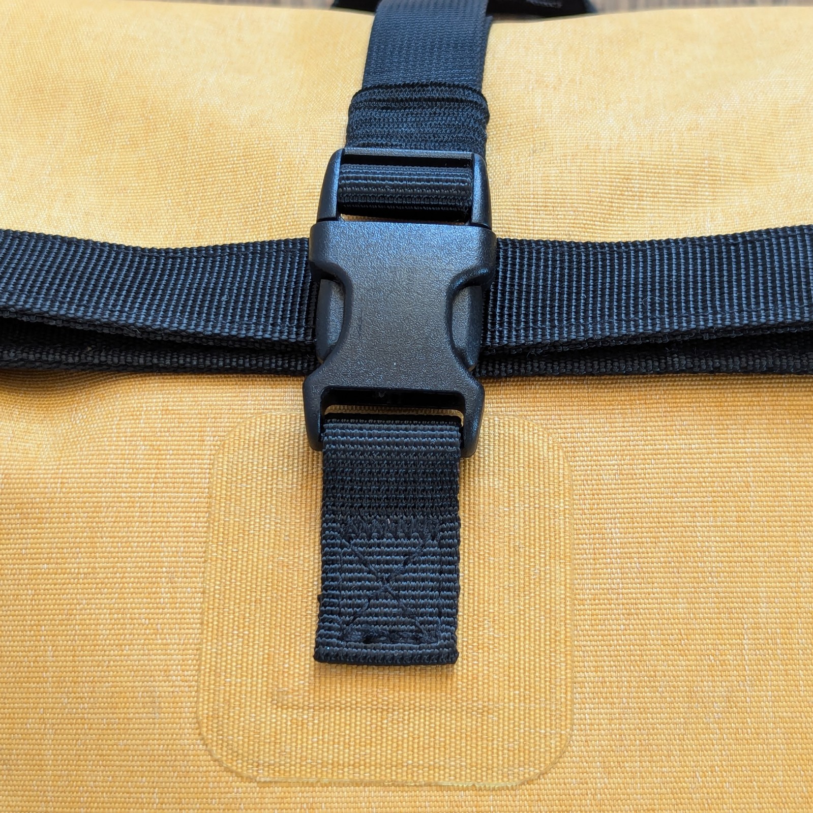 Wili Wili Tree Roll Top Backpack Light Sunset Yellow 20L 100% Recycled Pet