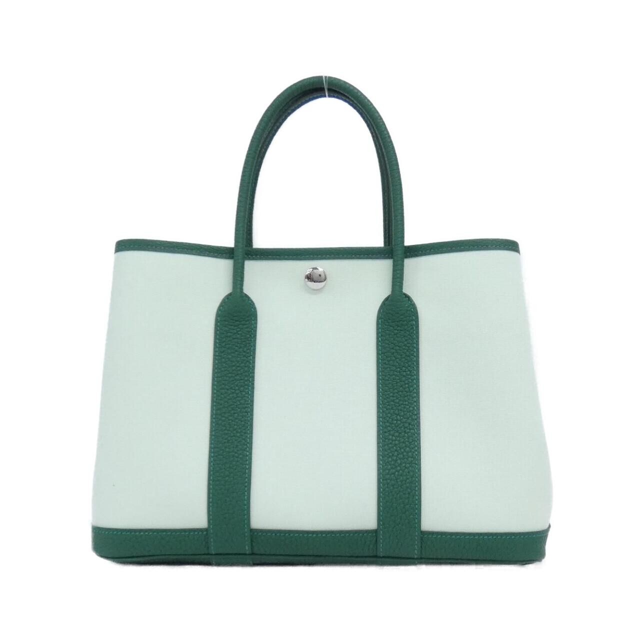 Authentic Hermes Garden Party 11.8″ 051551CK Bag #230-000-358-4926
