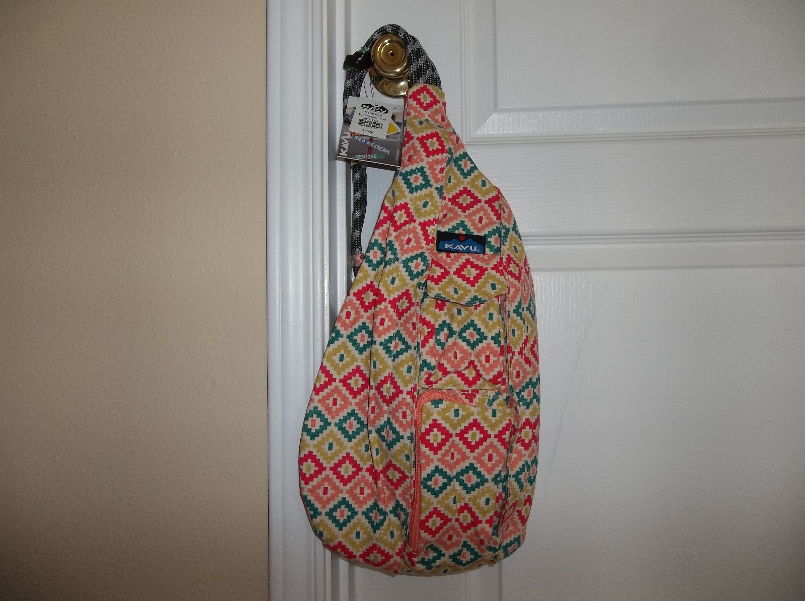Kavu Rope Bag “Spring Montage” Backpack New With Tag (923-754)